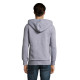 Худі на блискавці SOL'S Sherpa (сірий меланж)