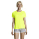 Футболка спортивна жіноча SOL'S Sporty (неоново-жовтий)
