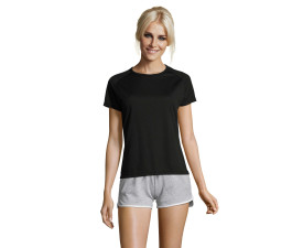 Футболка спортивна жіноча SOL'S Sporty (чорний)