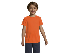 Футболка спортивна дитяча SOL'S Sporty (неоново-помаранчевий)
