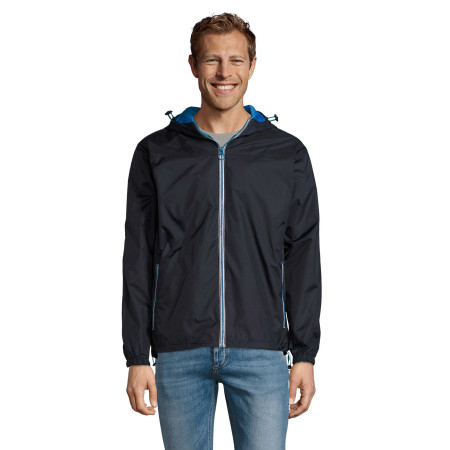 Вітровка SOL'S Skate (темно-синій/синій)