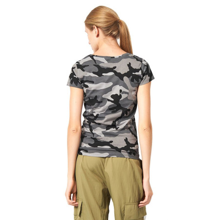 Футболка жіноча SOL'S Camo (камуфляж сірий)