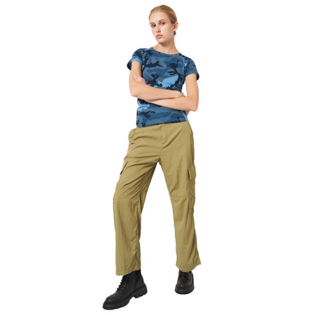 Футболка жіноча SOL'S Camo (камуфляж синій)