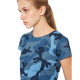 Футболка жіноча SOL'S Camo (камуфляж синій)