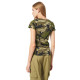 Футболка жіноча SOL'S Camo (камуфляж зелений)