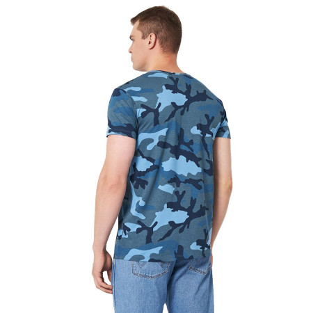 Футболка чоловіча SOL'S Camo (камуфляж синій)