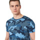 Футболка чоловіча SOL'S Camo (камуфляж синій)