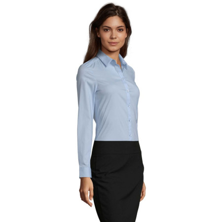 Сорочка жіноча SOL'S Blake (блідо-блакитний)