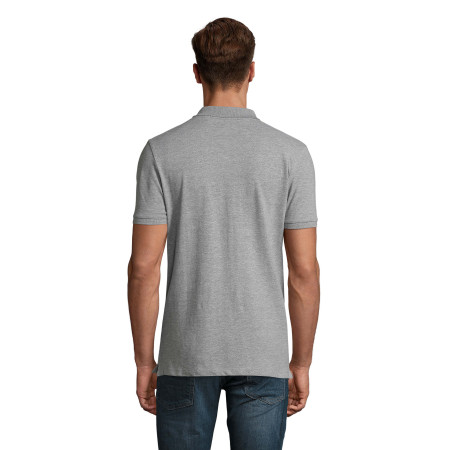 Футболка поло чоловіча SOL'S Phoenix (сірий меланж)