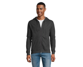 Худі на блискавці SOL'S Stone (вугільний меланж)