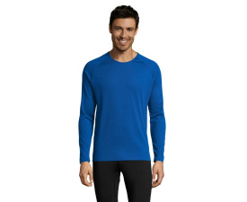 Лонгслів спортивний чоловічий SOL'S Sporty LSL (яскраво-синій)