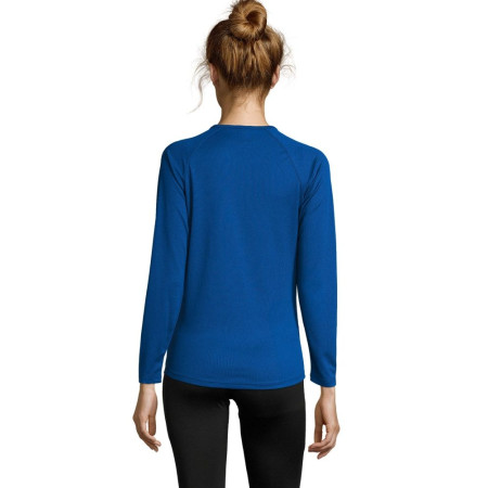 Лонгслів спортивний жіночий SOL'S Sporty LSL (яскраво-синій)