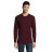 Лонгслів чоловічий SOL'S Imperial LSL (темно-бордовий)