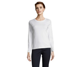 Лонгслів жіночий SOL'S Imperial LSL (білий)