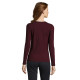 Лонгслів жіночий SOL'S Imperial LSL (темно-бордовий)