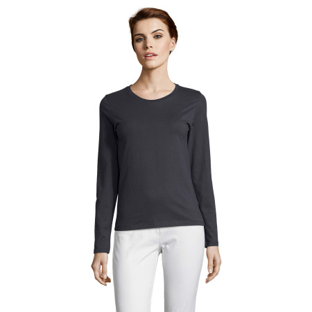 Лонгслів жіночий SOL'S Imperial LSL (графітовий)