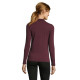 Лонгслів поло жіночий SOL'S Perfect LSL (темно-бордовий меланж)