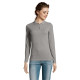 Лонгслів поло жіночий SOL'S Perfect LSL (сірий меланж)