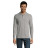 Лонгслів поло чоловічий SOL'S Perfect LSL (сірий меланж)