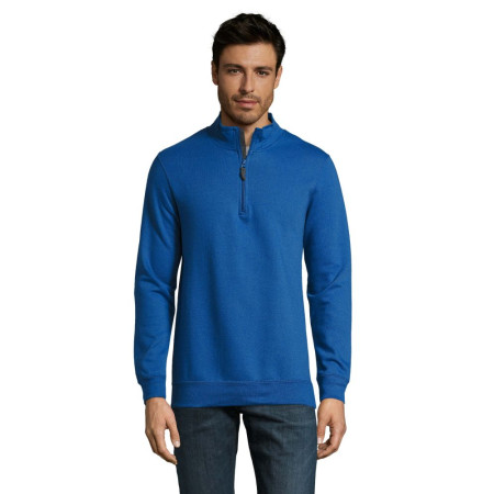 Світшот з коміром стійкою SOL'S Stan (яскраво-синій)