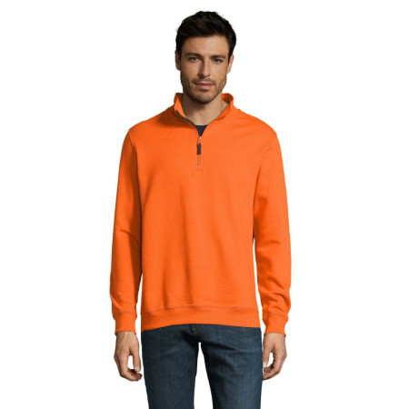 Світшот з коміром стійкою SOL'S Stan (помаранчевий)