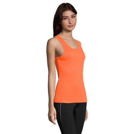 Майка спортивна жіноча SOL'S Sporty TT (неоново-помаранчевий)