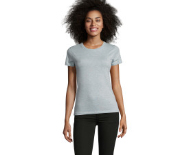 Футболка жіноча SOL'S Regent Fit (небесно-блакитний меланж)