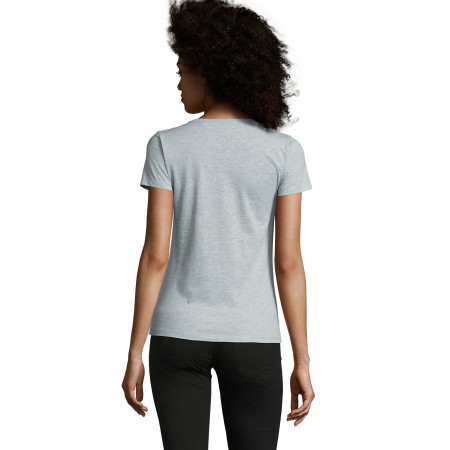 Футболка жіноча SOL'S Regent Fit (небесно-блакитний меланж)