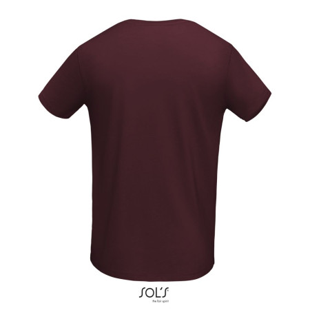 Футболка чоловіча SOL'S Martin (темно-бордовий)
