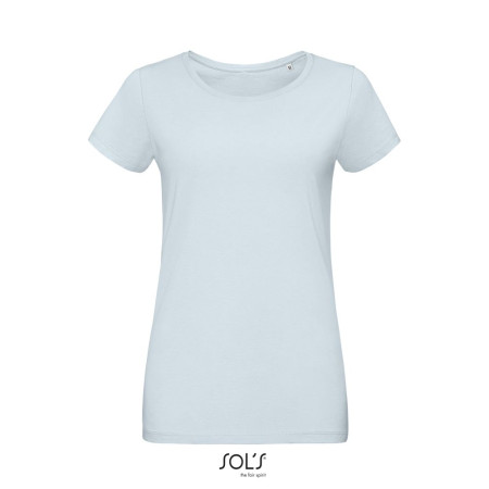 Футболка жіноча SOL'S Martin (пастельно-блакитний)