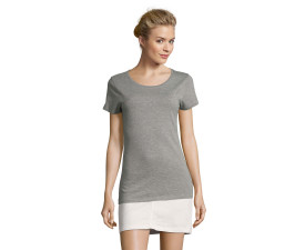 Футболка жіноча SOL'S Martin (сірий меланж)