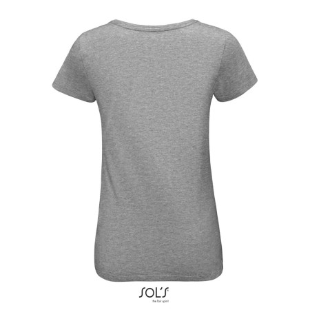 Футболка жіноча SOL'S Martin (сірий меланж) Футболка жіноча SOL'S Martin (сірий меланж)