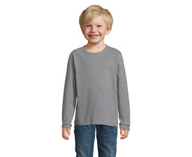 Лонгслів дитячий SOL'S Imperial LSL (сірий меланж)