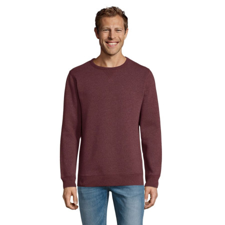 Світшот SOL'S Sully (темно-бордовий меланж)