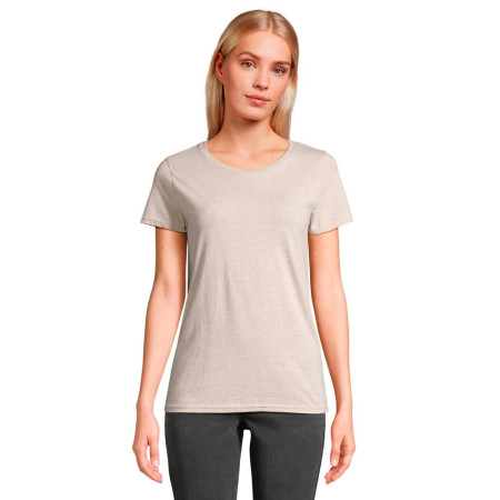 Футболка жіноча SOL'S Crusader (бежевий меланж)