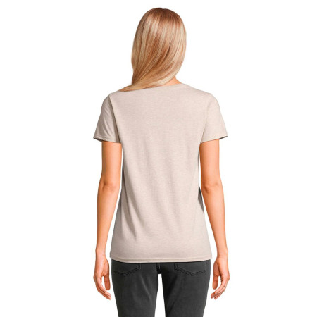 Футболка жіноча SOL'S Crusader (бежевий меланж)