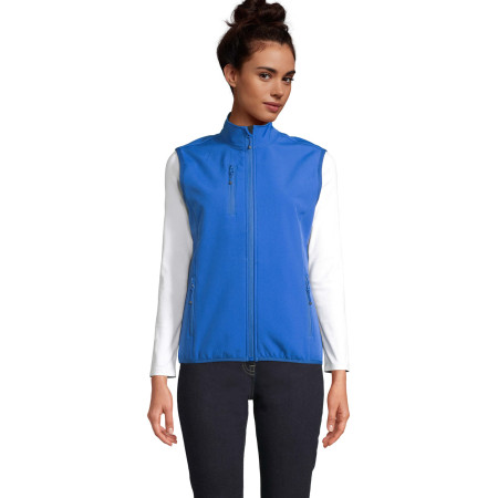Жилет софтшел жіночий SOL'S Falcon BW (яскраво-синій)