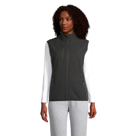 Жилет софтшел жіночий SOL'S Falcon BW (чорний)