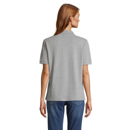 Футболка поло жіноча SOL&rsquo;S Pacific (сірий меланж)