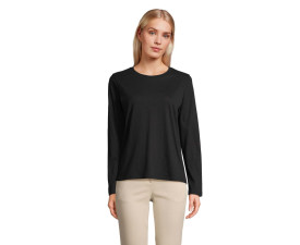 Лонгслів жіночий SOL&rsquo;S Monarch (чорний)