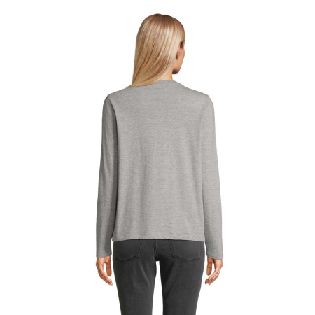 Лонгслів жіночий SOL&rsquo;S Monarch (сірий меланж)