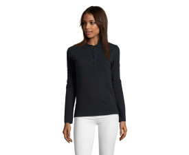 Лонгслів поло SOL'S Podium (темно-синій)