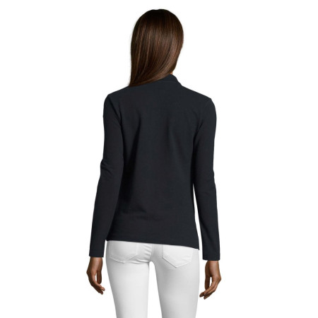 Лонгслів поло SOL'S Podium (темно-синій)