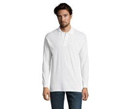 Лонгслів поло SOL'S Star (білий)