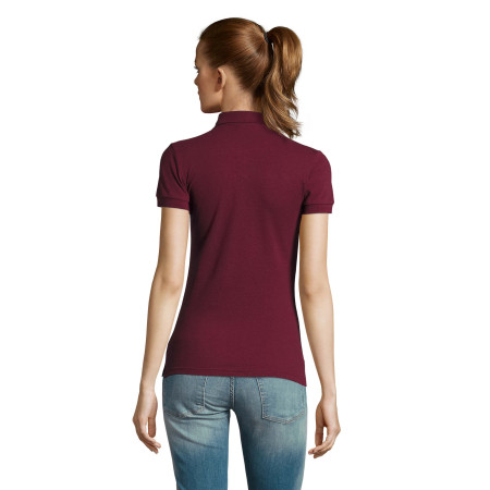 Футболка поло SOL'S Passion (бордовий)