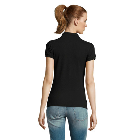 Футболка поло SOL'S Passion (чорний)