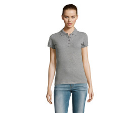 Футболка поло SOL'S Passion (сірий меланж)