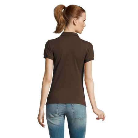 Футболка поло SOL'S Passion (шоколадний)