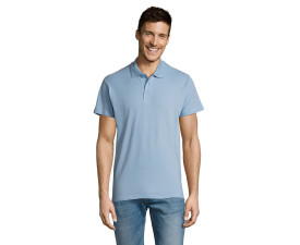 Футболка поло SOL'S Summer II (небесно-блакитний)