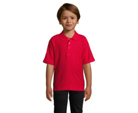 Футболка поло дитяча SOL'S Summer II (червоний)
